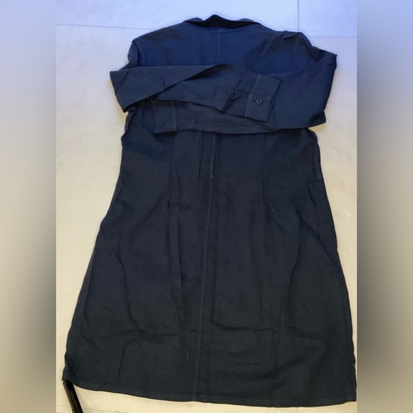 Cloth and Stone linen/cotton/rayon blue blazer. Med. - Picture 6 of 11